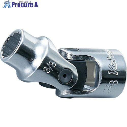 Ko-ken 9.5mm差込 12角ユニバーサルソケット 14mm 3445M-14 1個 ■▼121-9917 【送料都度見積】