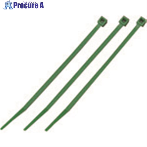 MARVEL ケーブルタイ(カラー)緑 MCT-203GN 1パック ■▼176-5521 【送料都度見積】
