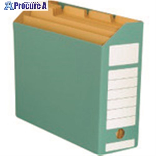 JTX 78001)ボックスファイル ヨコ型緑10冊 D044J-GR D044J-GR 1パック ■▼195-8366 【送料都度見積】