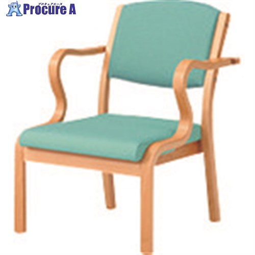 PLUS 39375)木製椅子 L・S肘 SH360 DB-ULAS36 LB DB-ULAS36 LB 1台 ■▼196-3353 【送料都度見積】