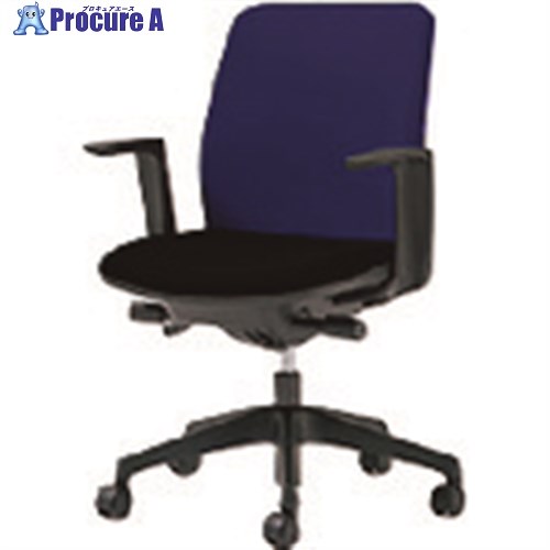 PLUS 652149)事務イス カイル KB-HL67SL BL/BK KB-HL67SL BL/BK 1台 ■▼196-4981 【送料都度見積】