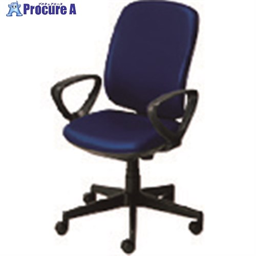 PLUS 657724)事務イス プリセア KB-K63NL BL KB-K63NL BL 1台 ■▼196-8158 【送料都度見積】