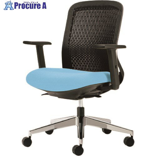 PLUS 41617)事務イス Try KD-TR62SEL SB KD-TR62SEL SB 1台 ■▼196-9619 【送料都度見積】