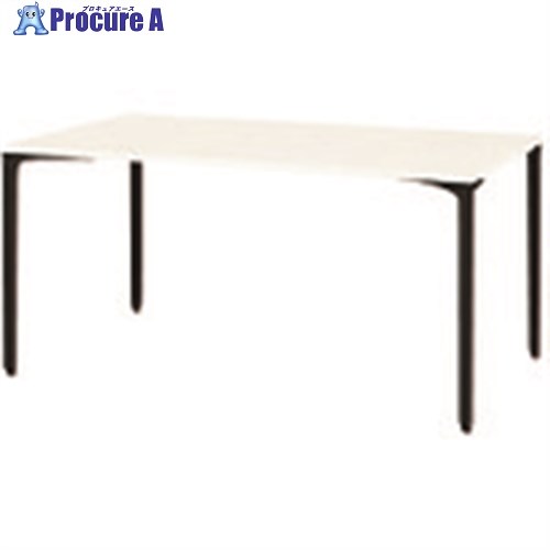 PLUS 662767)ロンナ 会議テーブル NN-1509PAR W4/BK NN-1509PAR W4/BK 1台 ■▼209-2199 【送料都度見積】