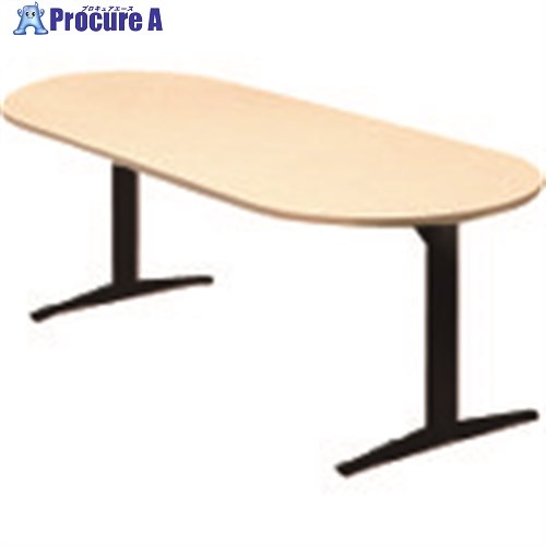 PLUS 673258)ステージオ 会議テーブル ST-180TO WM/BK ST-180TO WM/BK 1台 ■▼209-3855 【送料都度見積】