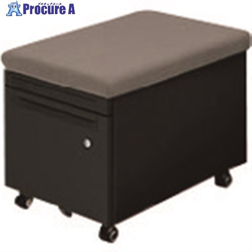 PLUS 664619)Genelaスツ-ルキャビ GE044SC-2 CGY/BK GE-044SC-2 CGY/BK 1台 ■▼209-6517 【送料都度見積】