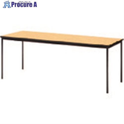 PLUS 660237)YB2 会議テーブル YB-625N WM/BK YB-625N WM 1台 ■▼210-2022 【送料都度見積】