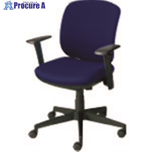 PLUS 697855)事務イス プリセア KD-K66SL BL KD-K66SL BL 1台 ■▼210-4557 【送料都度見積】