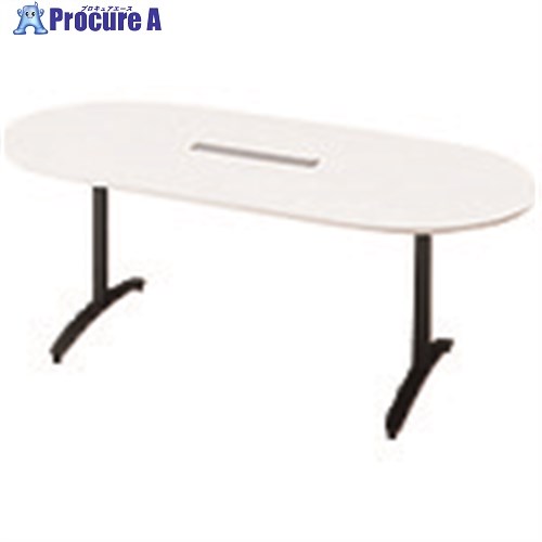 プラス 677423)ロンナ 会議テーブル NN-1809TAOH W4/BK NN-1809TAOH W4/BK 1台 ■▼210-6487【代引決済不可】【送料都度見積】