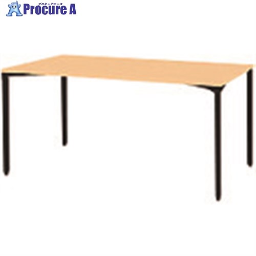 PLUS 662768)ロンナ 会議テーブル NN-1509PAR WM/BK NN-1509PAR WM/BK 1台 ■▼210-7944 【送料都度見積】