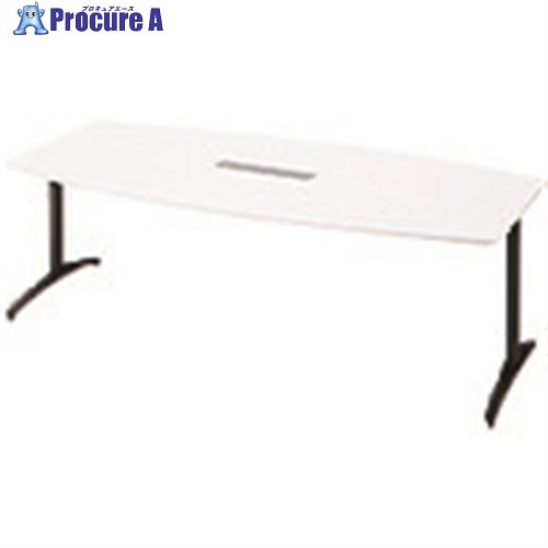 PLUS 677435)ロンナ 会議テーブル NN-2110TABH W4/BK NN-2110TABH W4/BK 1台 ■▼210-8064 【送料都度見積】