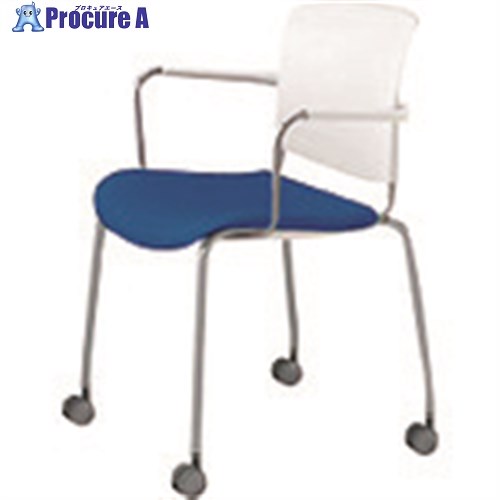 PLUS 17544)会議イス フィトナ MB-F63SEH LB MB-F63SEH LB 1台 ■▼210-9385 【送料都度見積】