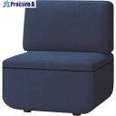 PLUS 51444)WFソファ 1人掛背付 LS-WFS11S CDB LS-WFS11S CDB 1台 ■▼211-3007 【送料都度見積】