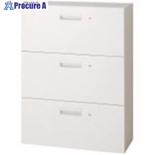 PLUS 648440)L6 ラテラル保管庫3段 L6-G105HK-3 W4 L6-G105HK-3 W4 1台 ■▼211-5203 【送料都度見積】