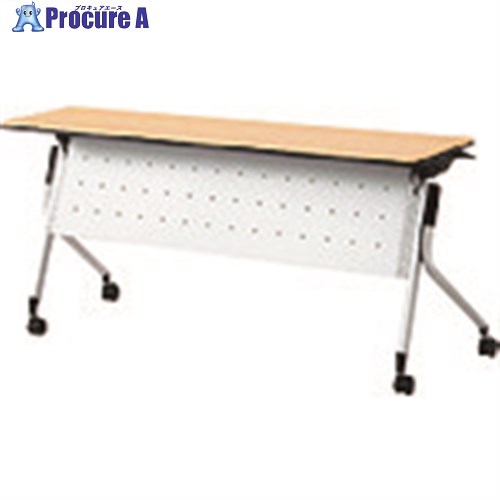 PLUS 620157)会議テーブル リネロ2 LD-515M-70 WM LD-515M-70 WM 1台 ■▼211-7842 【送料都度見積】