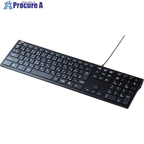 SANWA USBスリムキーボード SKB-SL33BK 1台 ■▼246-5135 ※個人宅様送り不可