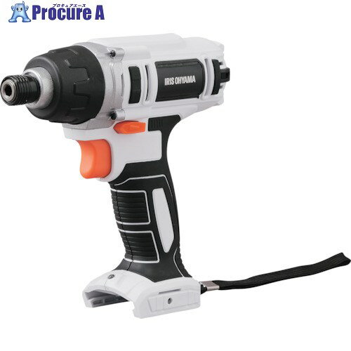 IRIS 517484 充電式インパクトドライバー JID80Z ホワイト JID80Z 1台 ■▼414-9340【送料都度見積】