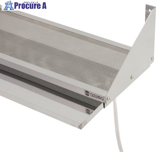 アズマ ステンレス水切トレー付パンチング平棚 塩ビホース右側 FSPM-900-300-R 1台 ■▼419-0352 ※個人宅..