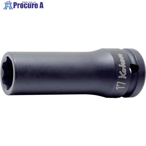 Ko-ken インパクトサーフェイスディープソケット 差込角12.7mm 対辺12mm 14310M-12 1個 ■▼812-0703 【..