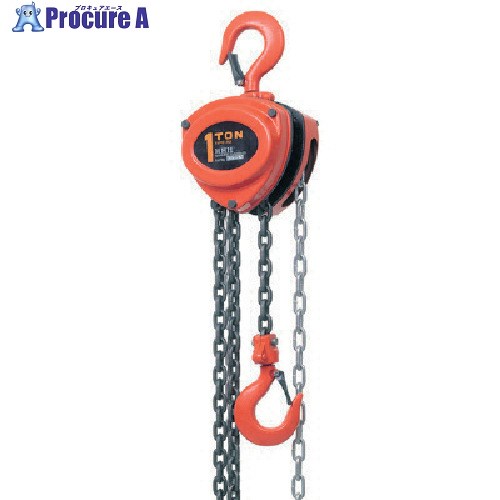 HHH チェーンブロック 定格荷重5t 揚程3m R-CB 5TON 1台 ■▼851-5694【代引決済不可】※車上渡し