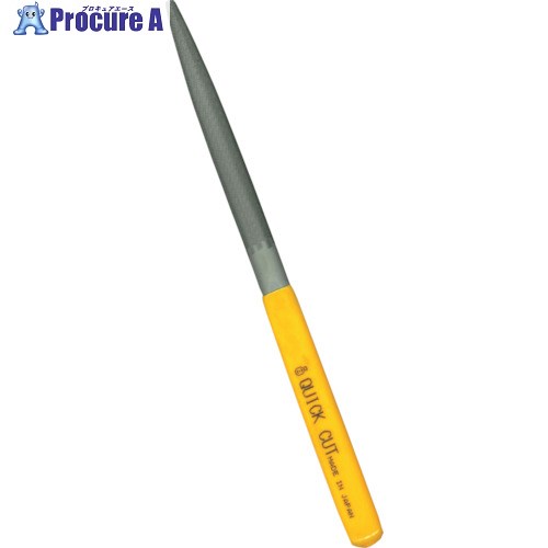 ツボサン クイックカットヤスリ 8本組 半丸 中目 QHA0082 1S ■▼852-8589 【送料都度見積】