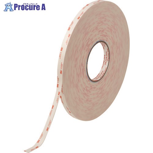 3M VHB構造用接合テープ Y-4950 12mmX33m Y-4950 12X33 1P 1巻 ▼161-2639