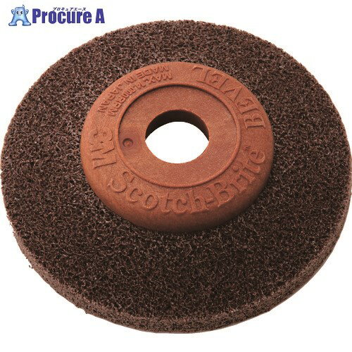 3M スコッチ・ブライト ベベルブラウン エアー工具用 #180相当 BEBERU BRO AIR 10個 ▼297-8041【代引決済不可】