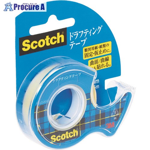 3M ドラフティングテープ 12mmX5m 巻芯径25mm D-12 1個 ▼542-2485