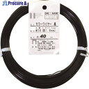 DAIDOHANT カラーワイヤー 黒 #16(1.6mm)x40m 10155849 1巻 ▼122-8383