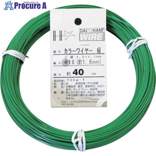 DAIDOHANT 顼磻䡼  #16(1.6mm)x40m 10155312 1 123-0034