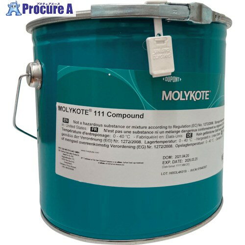 モリコート シリコーンコンパウンド 111コンパウンド 5kg 111-50 4缶 ■▼124-0129 【送料都度見積】