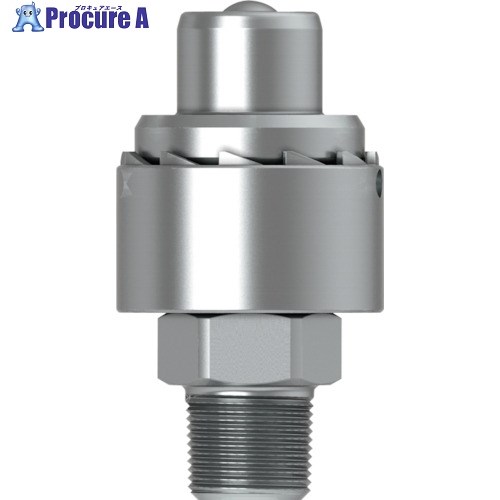 CEJN シリーズ232 スクリュータイプニップル ティースロック付 呼径6.3mm NPT1/4オ...
