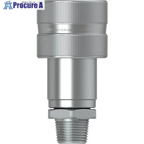 CEJN シリーズ232 スクリュータイプカップリング ポペットバルブ付 呼径10mm NPT3/...