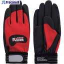 富士グローブ 合成皮革手袋 PUライナーアルファ レッド M 0771 1双 ▼378-7095