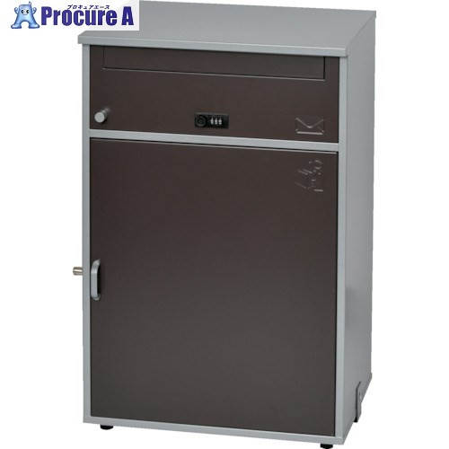 K.G.Y 宅配ボックス リシム ワイド THB-276 BR ブラウン 0229610 1台 ■▼383-3407