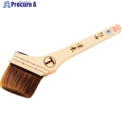 大塚 塗来 ニス用刷毛 筋違 赤 25号 1027250025 1本 ▼385-7697