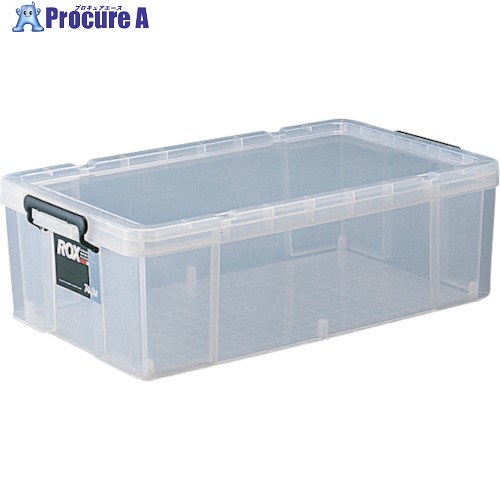 TENMA フタ式収納ケース ロックス 740M クリア 440×740×230 110001174 1個 ▼447-7073【代引決済不可】