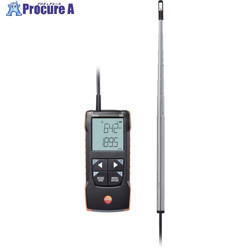 TESTO 熱線式風速計 testo 425 熱線式風速計 0563 0425 1台 ▼524-9389【代引決済不可】