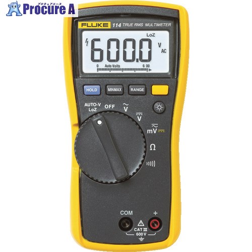 FLUKE 電気設備用マルチメーター 114 1台 ▼765-7269【代引決済不可】