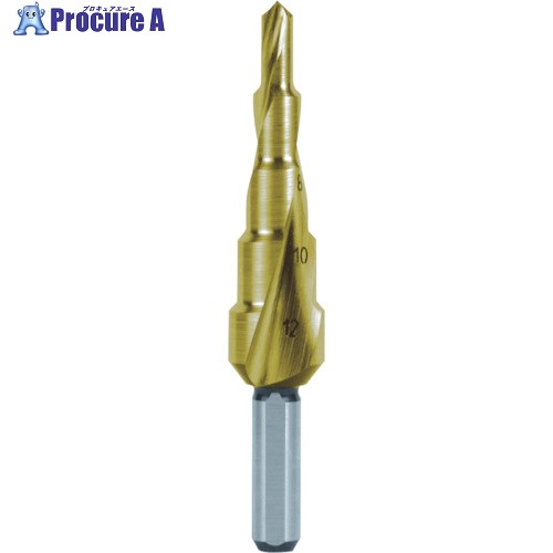 RUKO 2枚刃スパイラルステップドリル 12mm チタン 101050-9T 1本 ▼765-9598【代引決済不可】