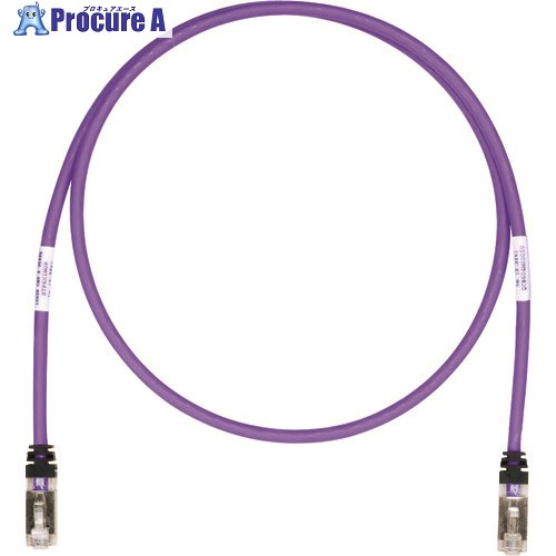 PANDUIT CAT6A/CAT6 シールドパッチコード 14m 紫 STP6X14MVL STP6X14MVL 10本 ■▼195-0419 【送料都度見積】