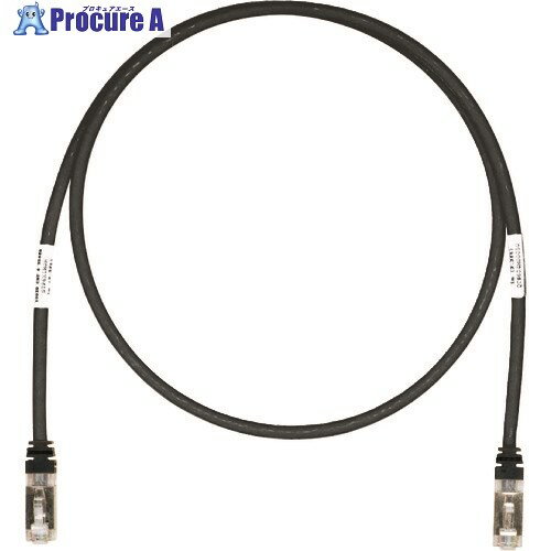 PANDUIT CAT6A/CAT6 シールドパッチコード 40m 黒 STP6X40MBL STP6X40MBL 10本 ■▼195-0439 【送料都度見積...