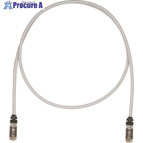 PANDUIT CAT6A/CAT6 シールドパッチコード 40m ライトグレー STP6X40MIG STP6X40MIG 10本 ■▼195-0440 【送...