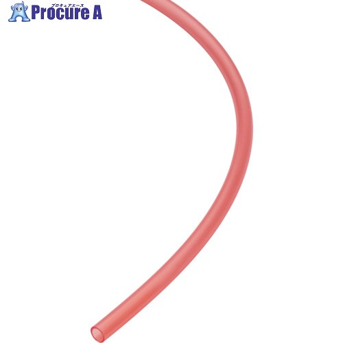 PISCO フッ素樹脂(PFA)チューブ クリアレッド 12×10 5M SFT1210-5-CR 1巻 ▼251-7783【代引決済不可】