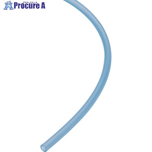 PISCO フッ素樹脂(PFA)チューブ クリアブルー 4×2.5 5M SFT0425-5-CB 1巻 ▼251-7796【代引決済不可】