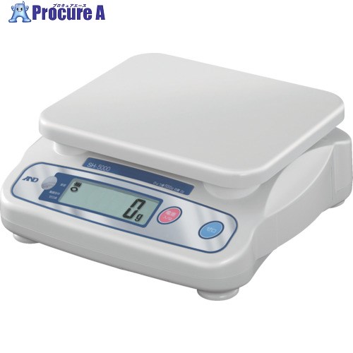 A＆D デジタルはかり ワークスケール 2G/5000G SH-5000 1台 ▼324-8798【代引決済不可】