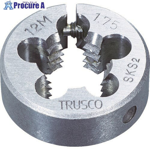 TRUSCO 丸ダイス 25径 M4×0.7 (SKS) T25D-4X0.7 1個 ▼365-6284【代引決済不可】