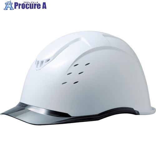 ミドリ安全 PC製ヘルメット 高通気タイプ 透明バイザー SC-13PCLVRA-KP-W/S 1個 ▼388-7995【代引決済不可】