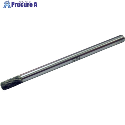 スーパー 超硬バー ミドルシャンク(シャンク長:80mm)ロー付タイプ 円筒型(ダブルカット)刃径:6.0 SB1C04M 1本 ▼451-5471【代引決済不可】 ●YA513