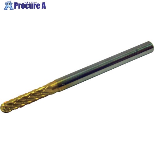 スーパー スーパー超硬バー チタンコーティング オール超硬 先丸円筒型(ダブルカット)刃径:2.5mm 軸径:3.0mm SBT2A01 1本 ▼451-5803【代引決済不可】 ●YA513